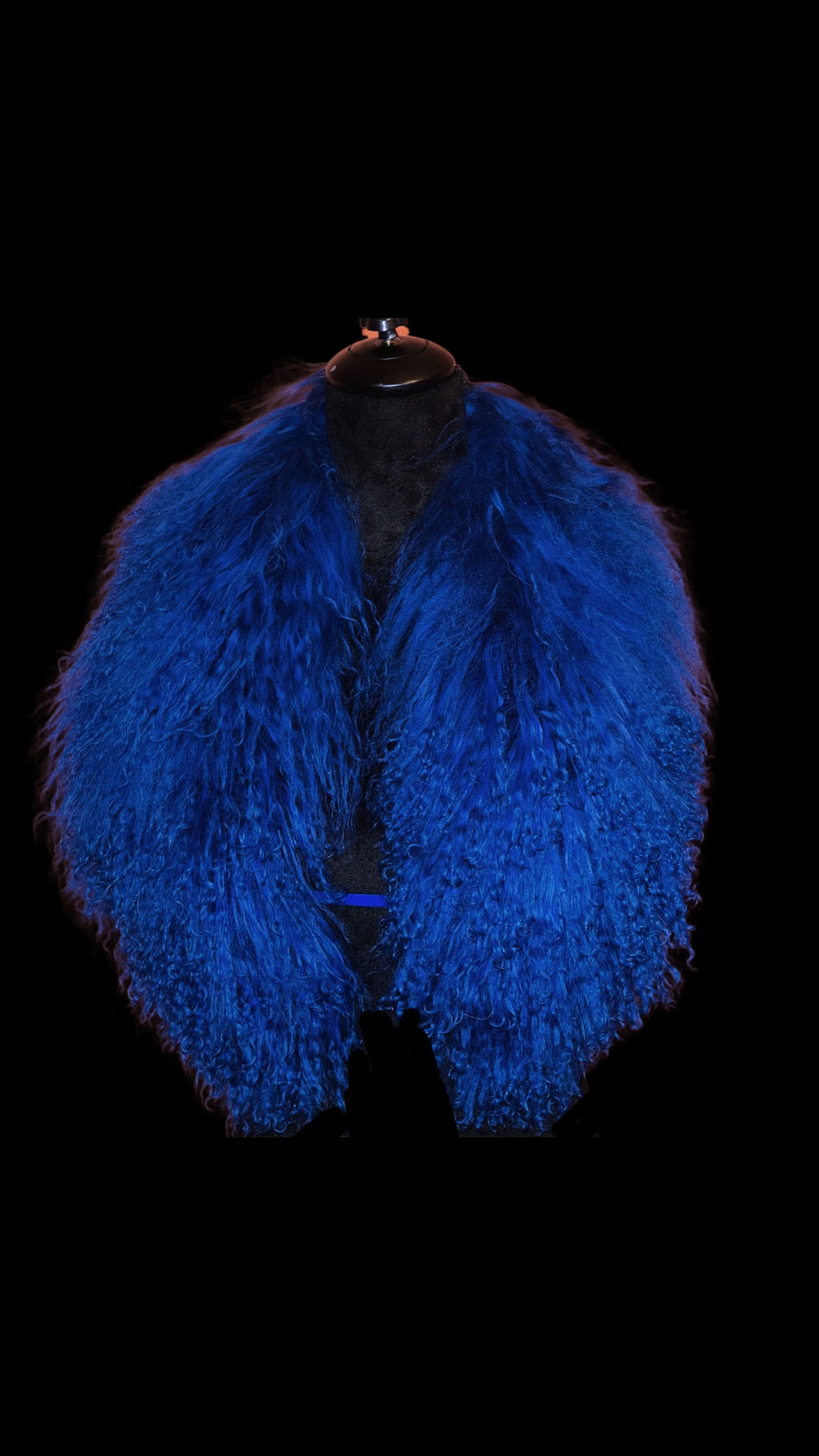 Mongolian Fur Halter Top