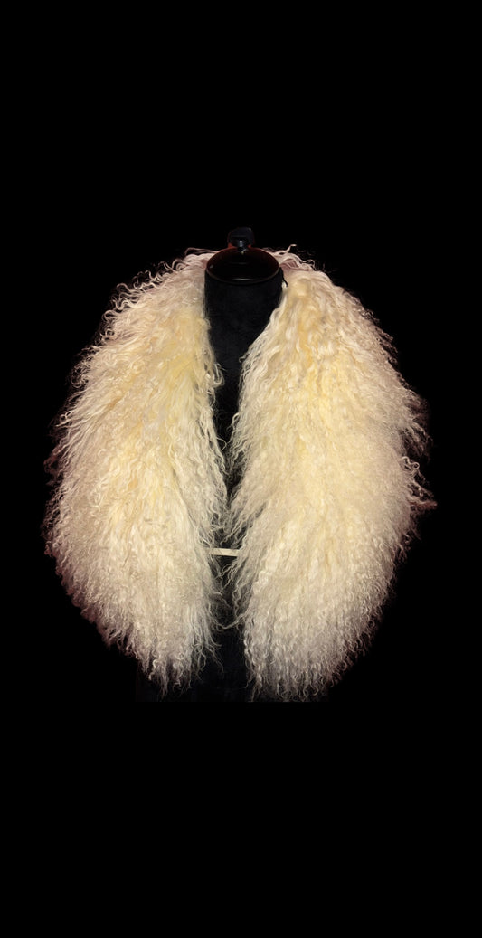 Mongolian Fur Halter Top